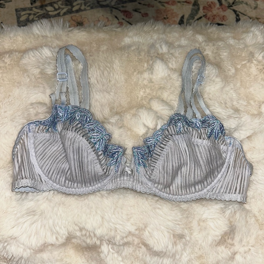 FIRST Blue Lace underwire bra